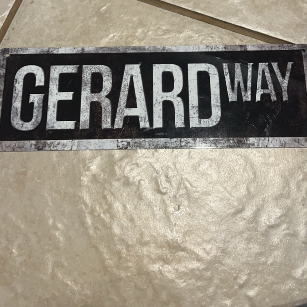MCR Tin Sign
